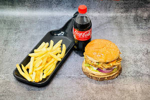 Egg Snakker Burger Meal