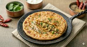Paneer paratha [8 inches, full]
