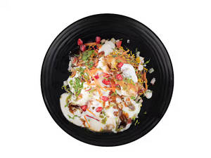Aloo Tikki Chaat (with Curd)