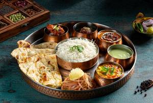 North Indian Chicken Thali
