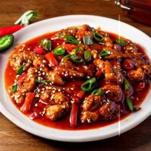 Chicken chilli oyster sauce dry