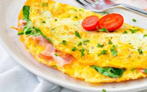 Cheese Egg Omlette 2 Egg