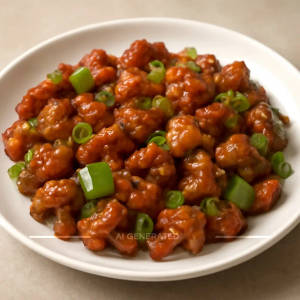 Dry Chilli Mushroom