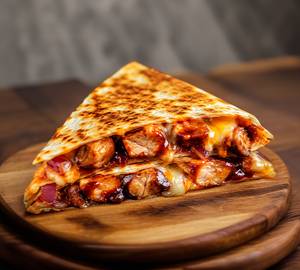 Barbecued Chicken Sausage Quesadilla