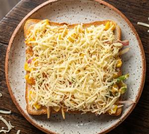 Corn and cheese sandwich