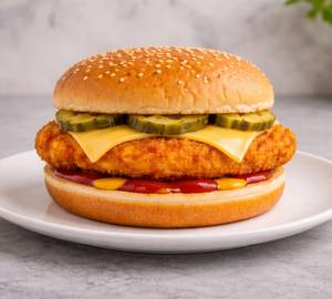 Old School Chicken Burger