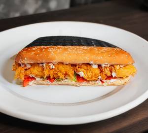 Crispy Fried Chicken Long Burger