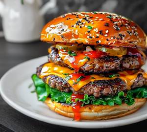 Juicy Monster Beef Burger
