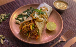 Soya chaap Tikka Roll