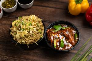 Hakka Noodles Chilli Fish Combo