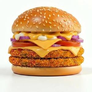 Aloo Tikki Double Patty Double Cheese Slice