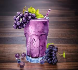 Grapes special milkshake