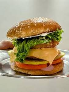 Veg double burger