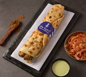 Egg Mutton Seekh Kathi Roll