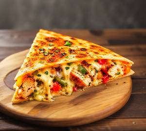 Sauteed Herbed Chicken Quesadilla