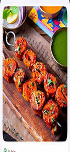 Schezwan Chaap ( Tandoor )