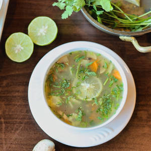 Lemon Coriander Soup