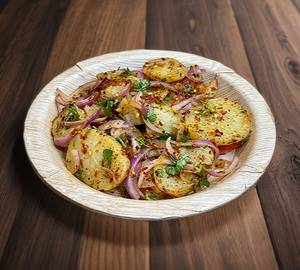 Kolkata Aloo Chaat + Masala Thums Up