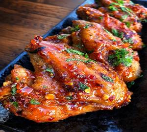 Schezwan Wings 6Pcs