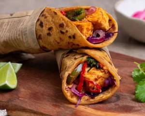 Malai tikka paneer roll
