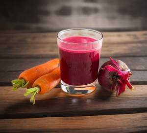 Carrot beetroot mix special milkshake