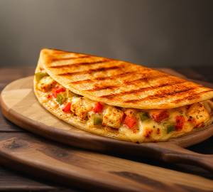 Pan Grilled Cottage Cheese Quesadilla