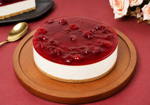 Dark Cherry Baked Cheesecake (550 Gm)