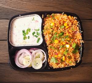 Sweet Corn Capsicum Fried Rice