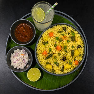 Vegetable Pulou + Fresh Lime