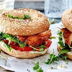 Crispy Chicken Bagel