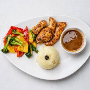 Grilled Chicken With Red Wine Sauce