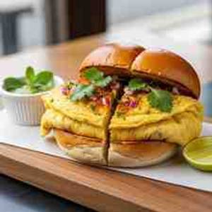 Masala Bun Omlette