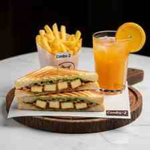 Combo-2 - Paneer Sandwich + Fries + Any Juice or Tea