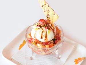 Fruit salad [with jelly]