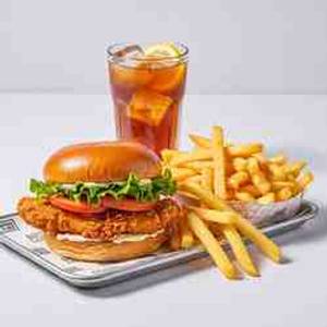 Combo-3 - Chicken Sandwich + Fries + Any Juice or Tea