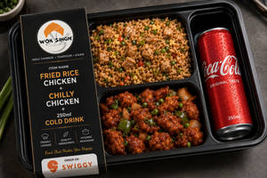 Fried Rice Chicken+chilly Chicken+250 Ml Cold Drink