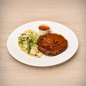 Bastogne - Lamb Patty & Spinach Ravioli