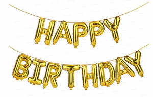 Happy Birthday Foil Balloon