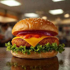 Hot & Crispy Paneer Burger