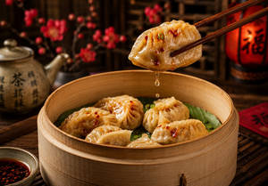 Juicy Chicken Steamed Schezwan Momo