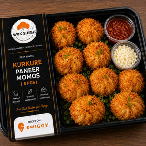 Kurkure Paneer Momo [8 pcs]