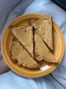 Peanut Butter Open Toast