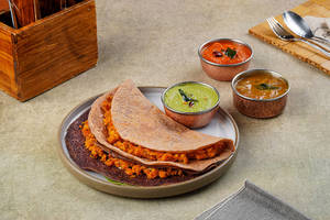 Duo Of Black Rice & Red Rice Dosa ( Gluten Free )