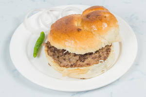 Mutton Double Kabab Burger