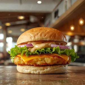 Simply Crispy Aloo Smash Burger