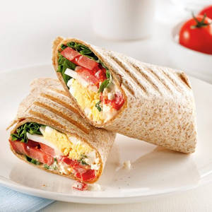 Aloo Patty Wrap