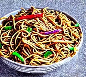 Chicken Crispy Schezwan Noodles