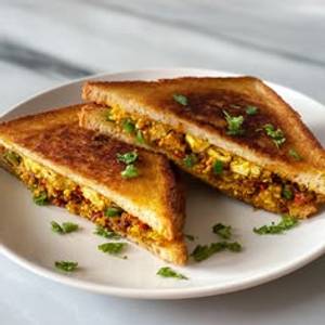 Grilled Paneer Bhurji Sandwich