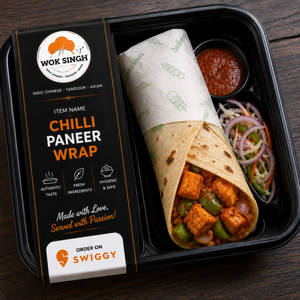 Chilli Paneer Wrap