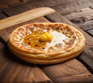 Amritsari Aloo Paratha with Butter